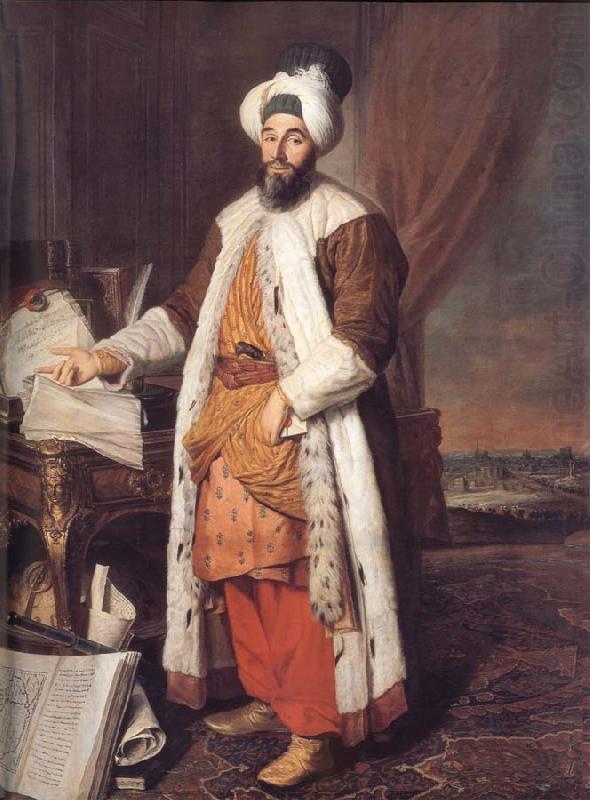 Portrait of the Pasha Mehmed Said,Bey of Rovurelia,Ambassador of Sultan Mahmud i at Versailles, Aved, Jacques-Andre-Joseph